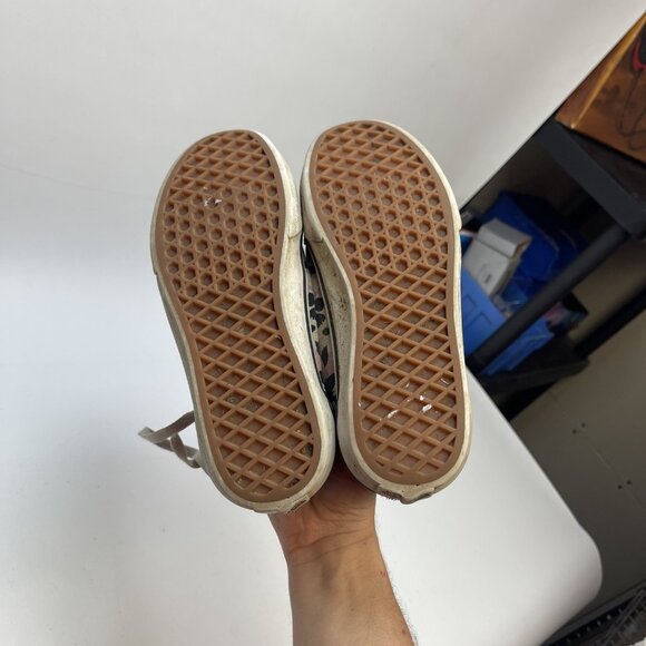 Vans Old Skool Pink Purple Leopard Camo Skater Shoe Low Top Size 4.5 Missy Teen - Picture 16 of 16